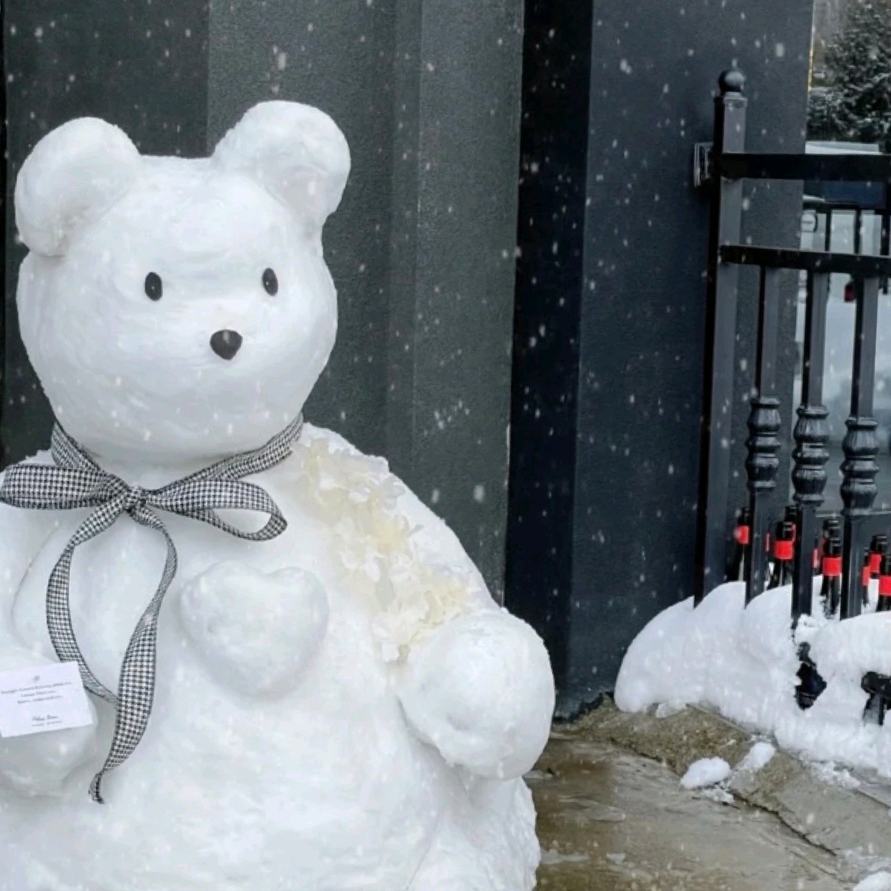 一组可爱雪人头像