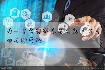 求一個全部都是各類房産公司排名的網站