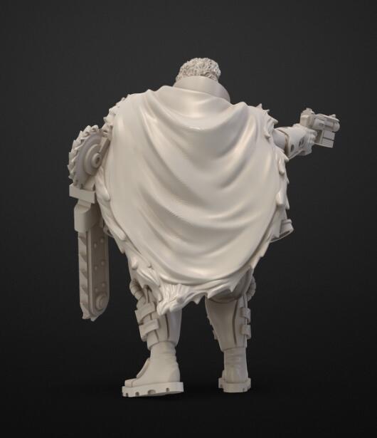 ZBrush软件布尔运算的差运算