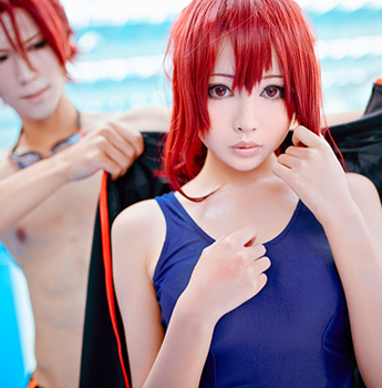 水泳部松冈兄妹COSPLAY