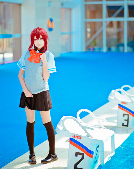 水泳部松冈兄妹COSPLAY3
