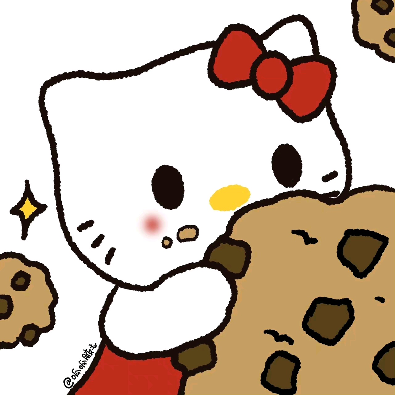 换个超可爱的hellokitty情头吧