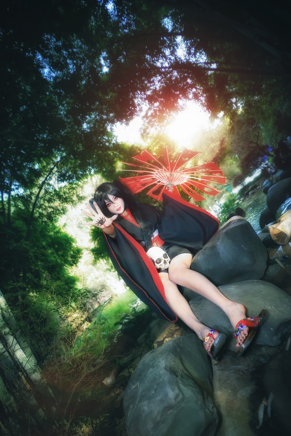 墨缡miku罗刹与骸骨cosplay3
