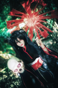 miku罗刹与骸骨cosplay