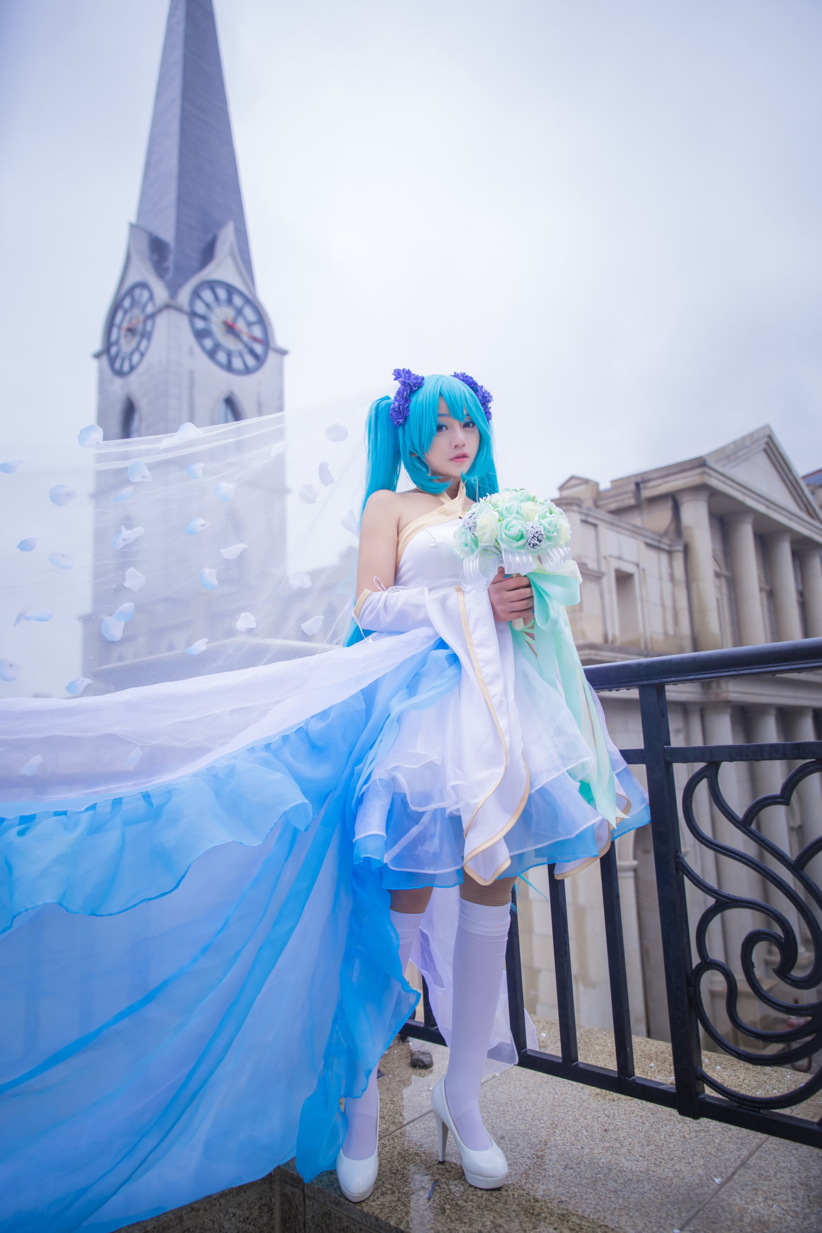 墨缡miku魔王花嫁cosplay2