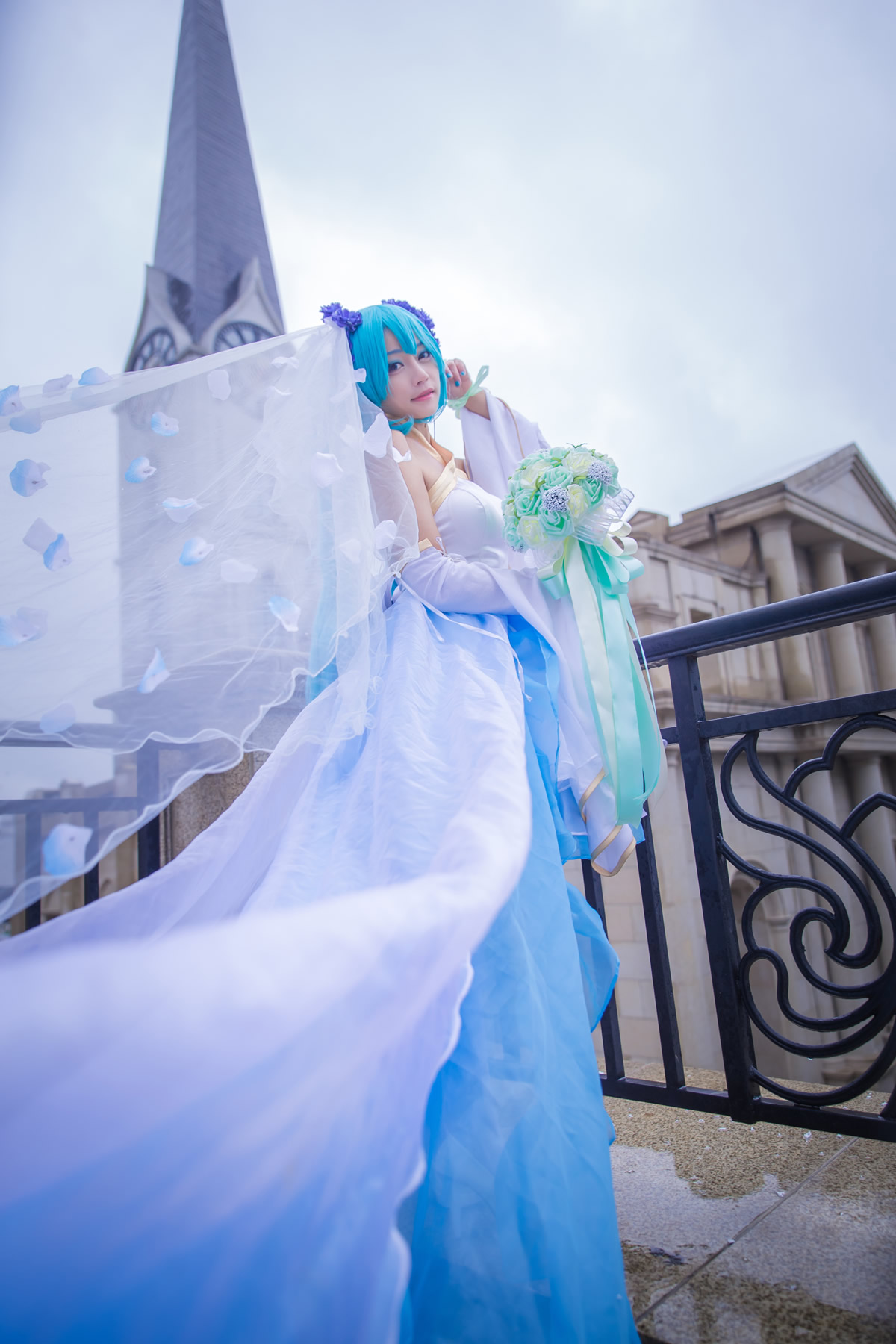 墨缡miku魔王花嫁cosplay3