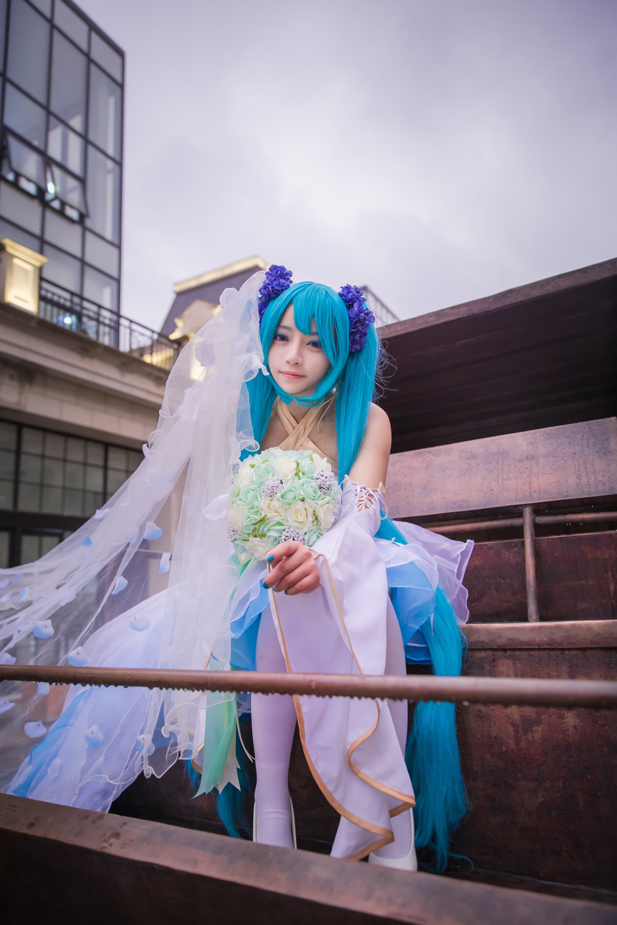 墨缡miku魔王花嫁cosplay9