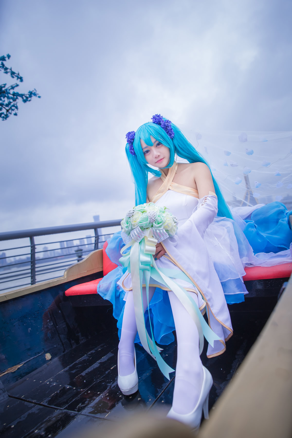 墨缡miku魔王花嫁cosplay8
