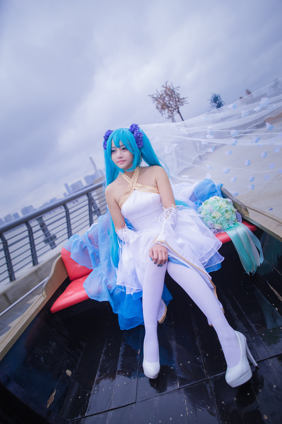 墨缡miku魔王花嫁cosplay7