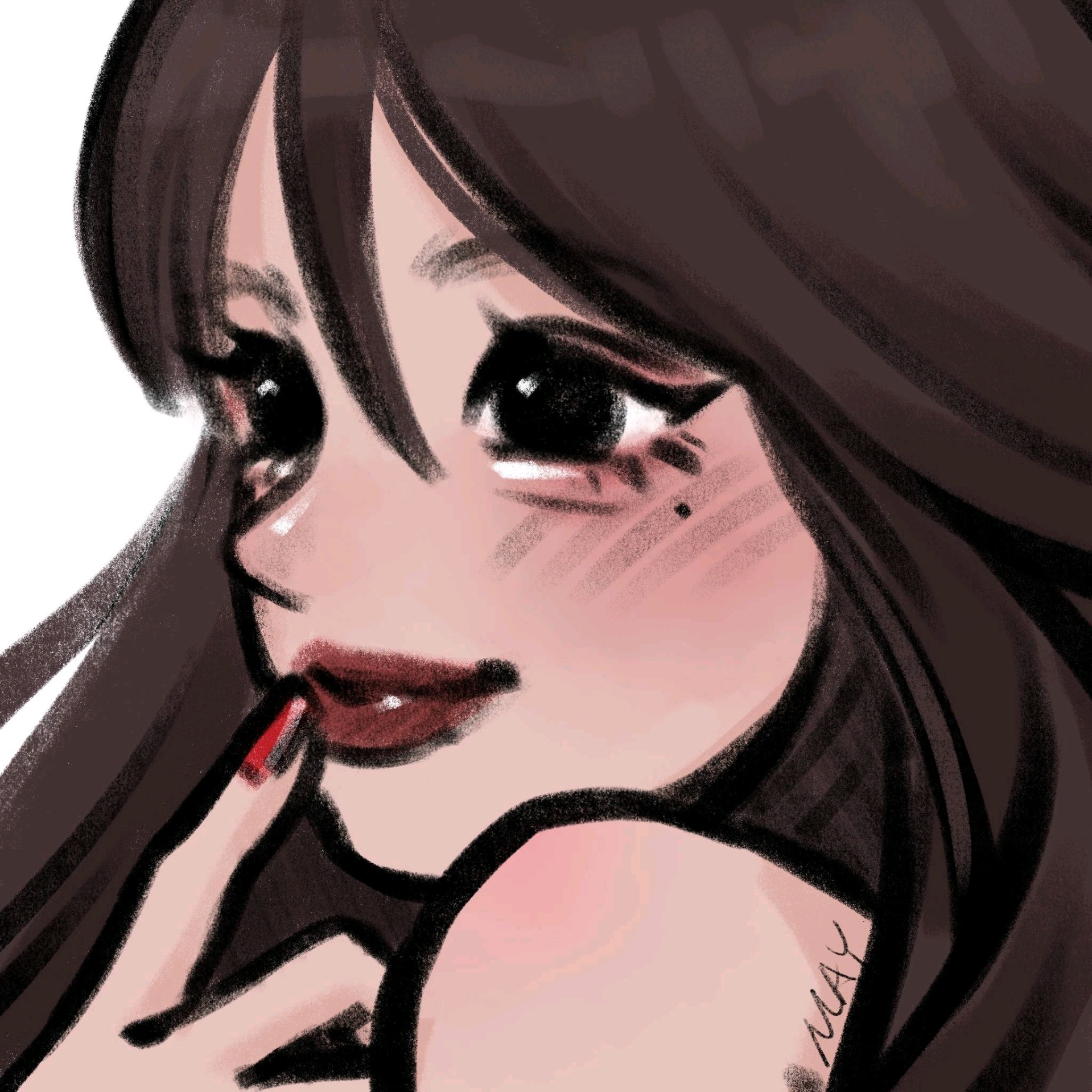 头像丨手绘女生头像