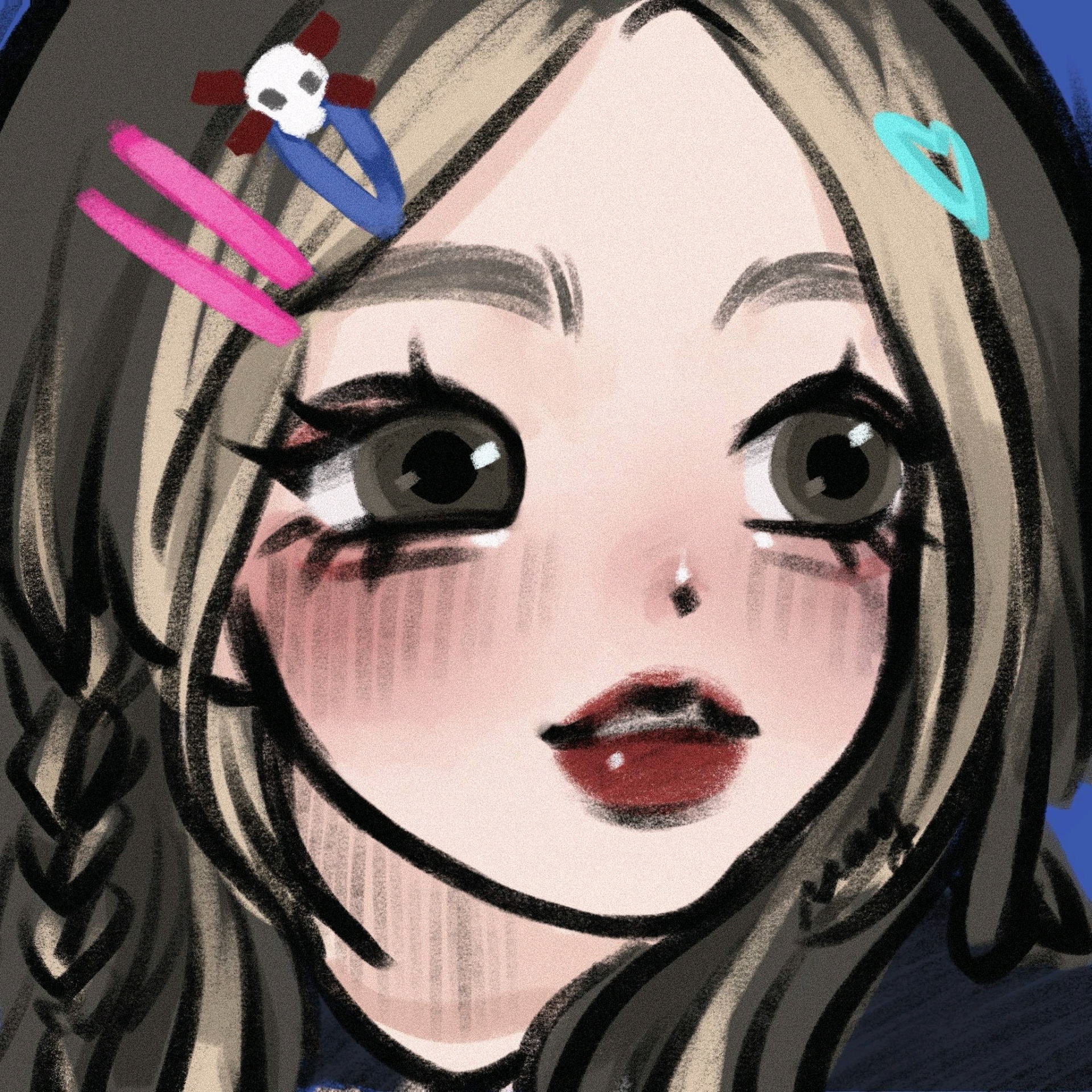 头像丨手绘女生头像