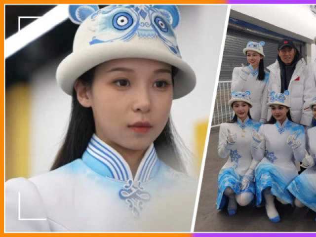太美了!冬奥举牌小姐姐走红网络,来自高校为开幕式刻苦训练数月