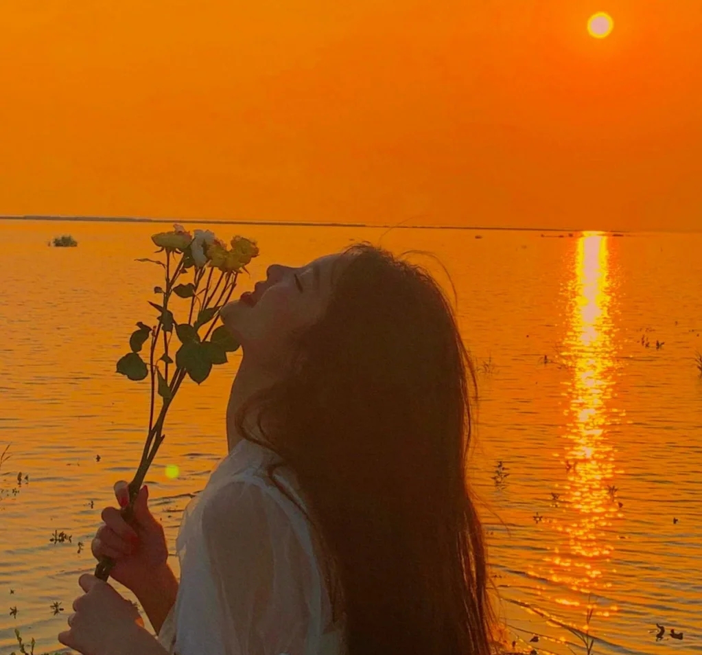 女生头像|夕阳头像 "追赶日月,不局于山川.