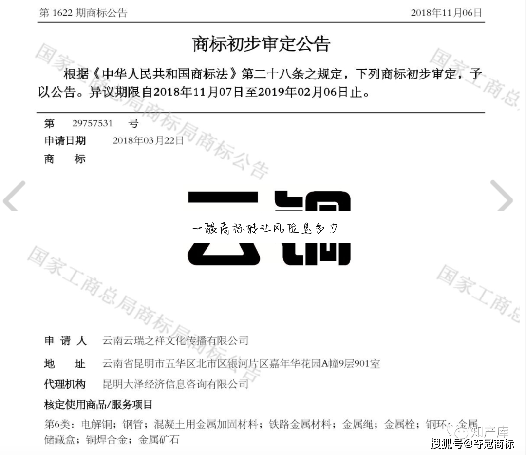 一般商标转让风险是多少