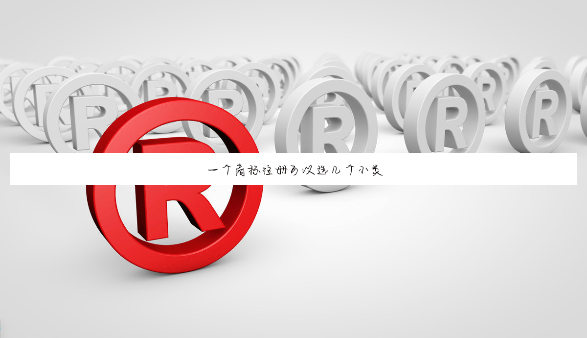 一个商标注册可以选几个小类