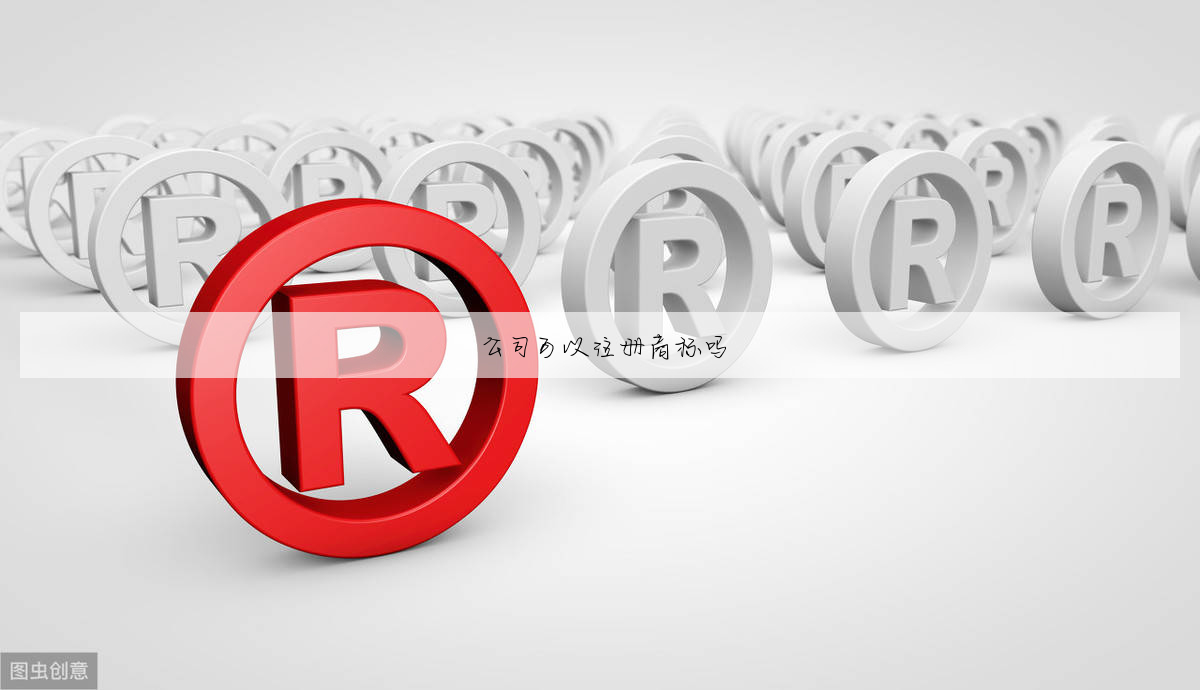 公司可以注册商标吗