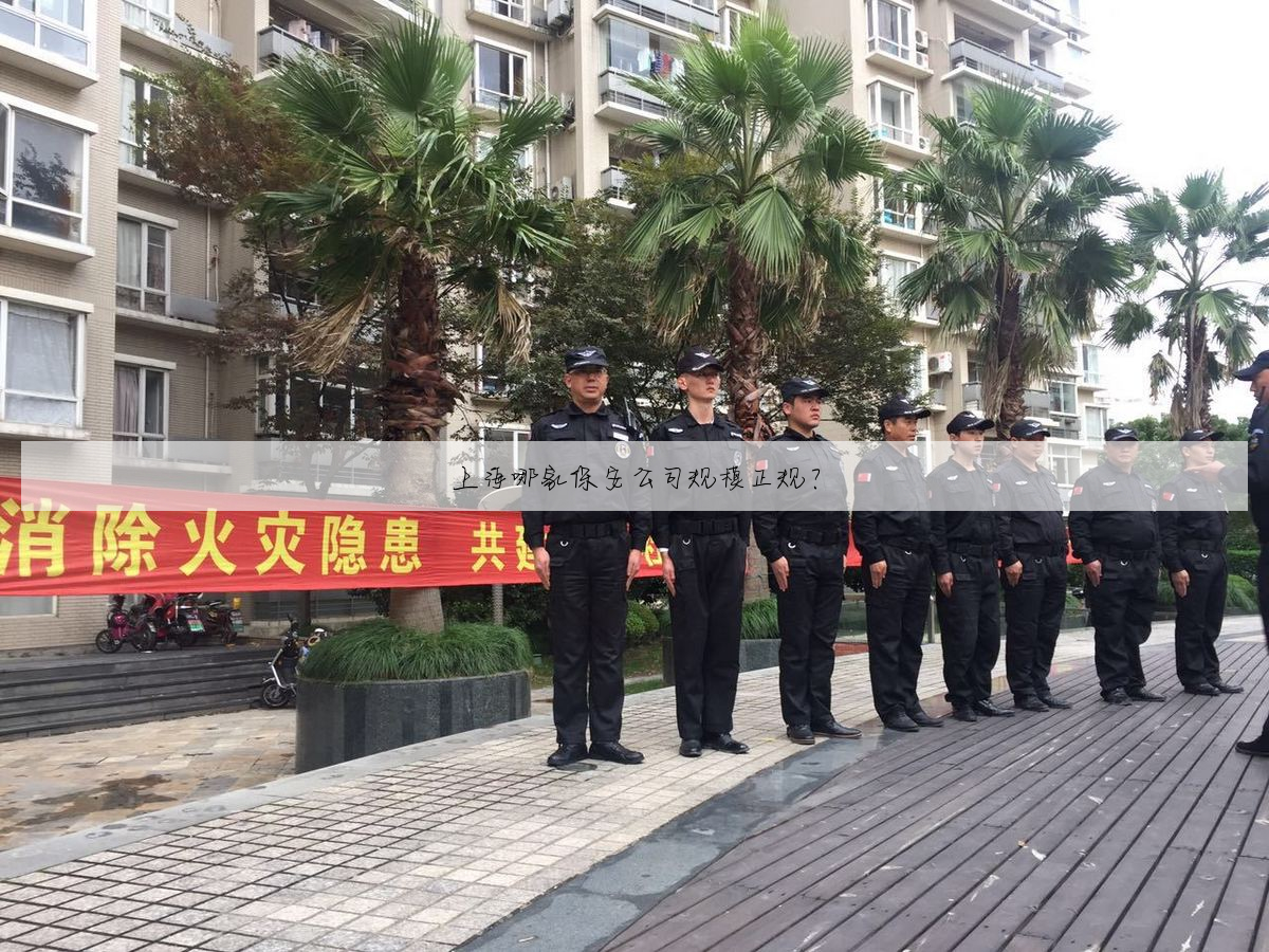 上海哪家保安公司规模正规?