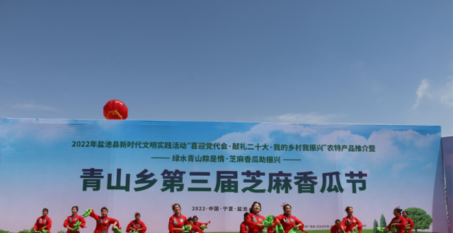 快来“吃瓜”！盐池县青山乡第三届芝麻香瓜节开幕_腾讯新闻