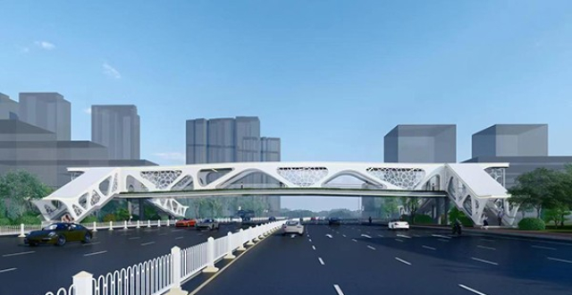 完善立体交通系统 青岛过街天桥项目建设有序推进_腾讯新闻