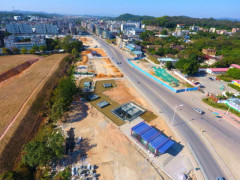 航拍广州马上开通、史上最荒凉的地铁线--14号