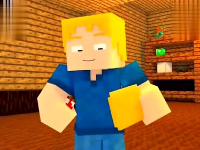 我的世界:小明玩手指陀螺,可为什么房子没了嗯