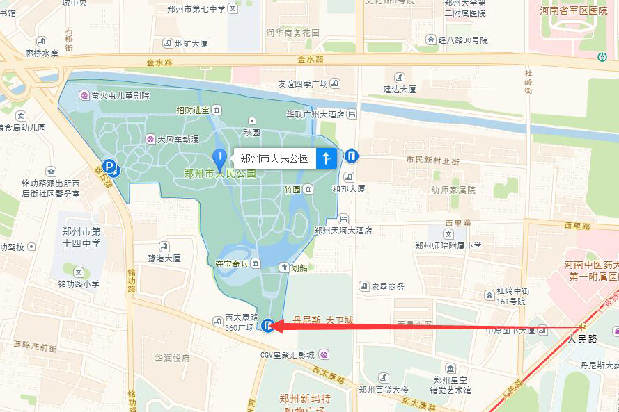 这个夏天周末去哪儿玩? 郑州公园地图总攻略