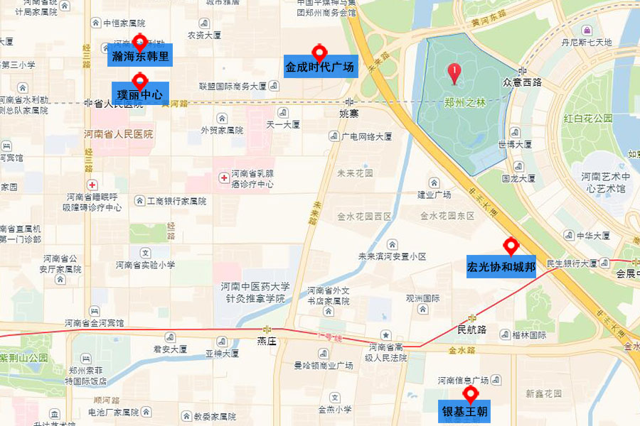 这个夏天周末去哪儿玩? 郑州公园地图总攻略