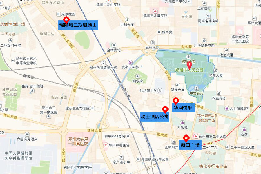 这个夏天周末去哪儿玩? 郑州公园地图总攻略