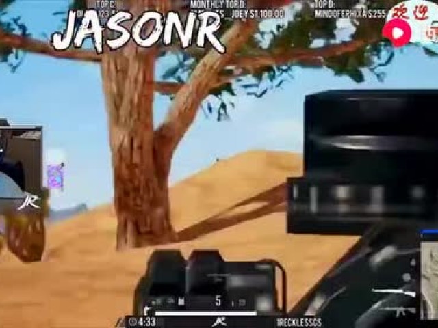 绝地求生:国外游戏主播的精彩游戏瞬间,shroud拿砍刀机场称霸!