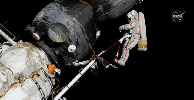 俄罗斯空间站出故障了 战斗民族宇航员提刀就上