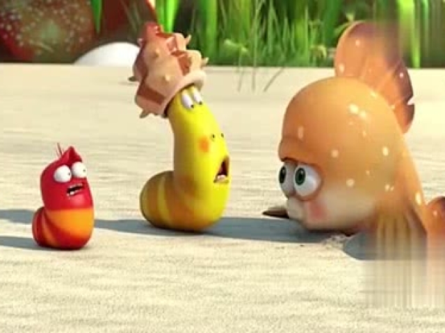爆笑虫子:两只虫子发现搁浅的弹涂鱼,大黄上前嘲笑被一巴掌打飞