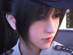 超神学院最美女警琪琳,黑白警服英姿飒爽,能与彦媲美的女神