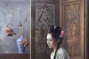 将东方女性的美表现得如此神秘，王明月视绘画为生命