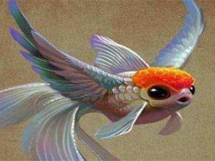 解密《山海经》中异兽蠃鱼:鱼生双翼,游到哪里哪里涨洪水
