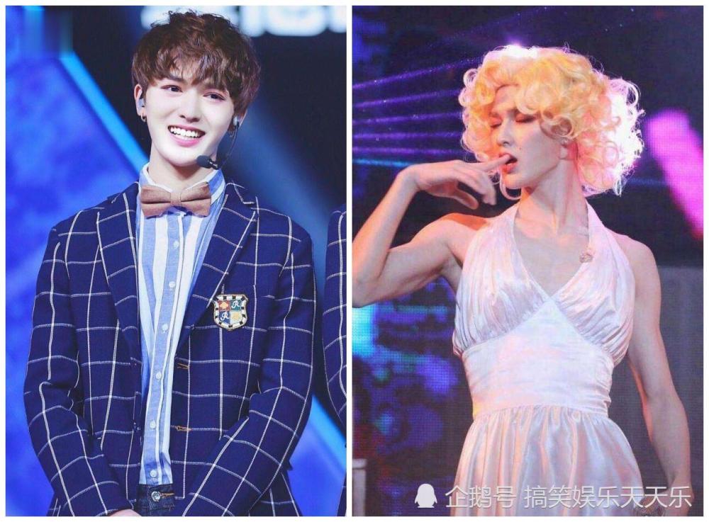npc"穿裙子前vs后"蔡徐坤休闲丞丞女神,看到他:爱了爱
