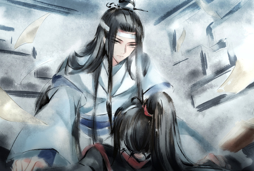 《魔道祖师》高清壁纸,第二张蓝忘机居然在静室对魏无