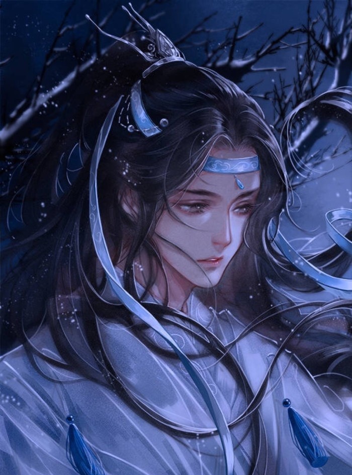 魔道祖师超高清壁纸:图三的蓝忘机画的超级精致!