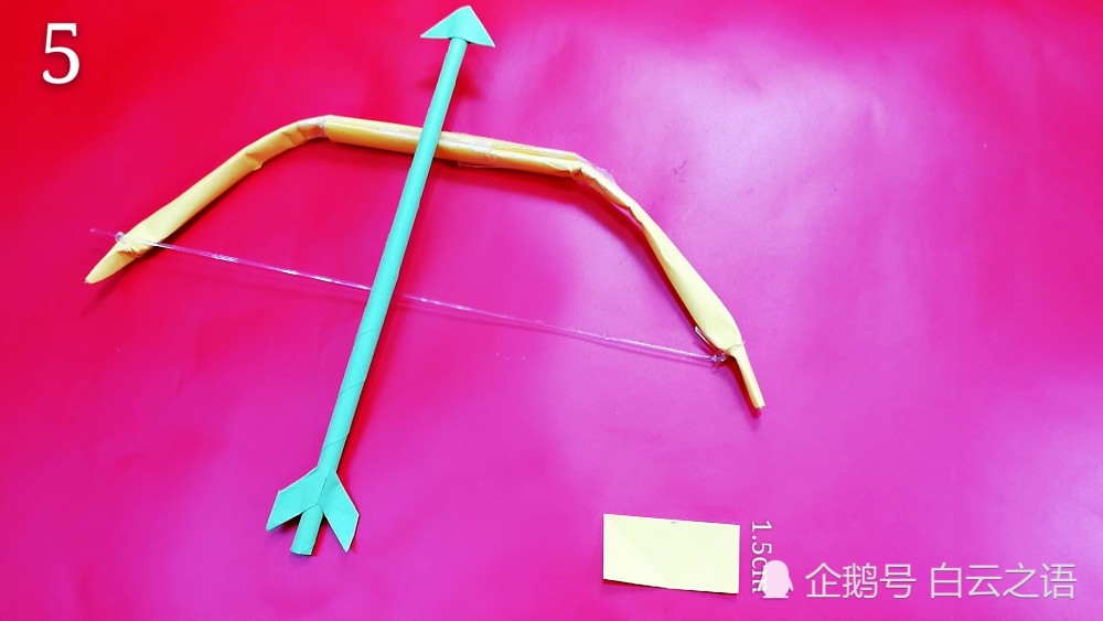 折纸好玩的弓箭玩具图纸教程,过程非常简单