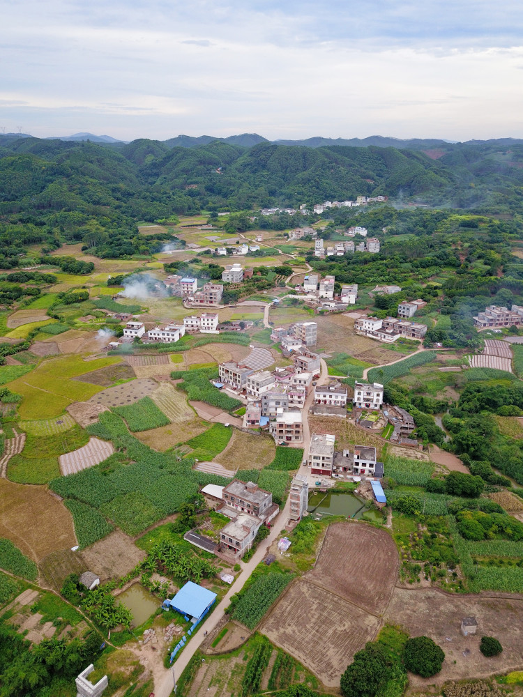 航拍广西乡镇系列之南宁良庆区南晓镇实景