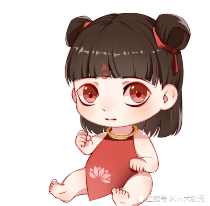 本以为女版的儿童哪吒够可爱了,看到穿上婚纱的吒儿:心都化了