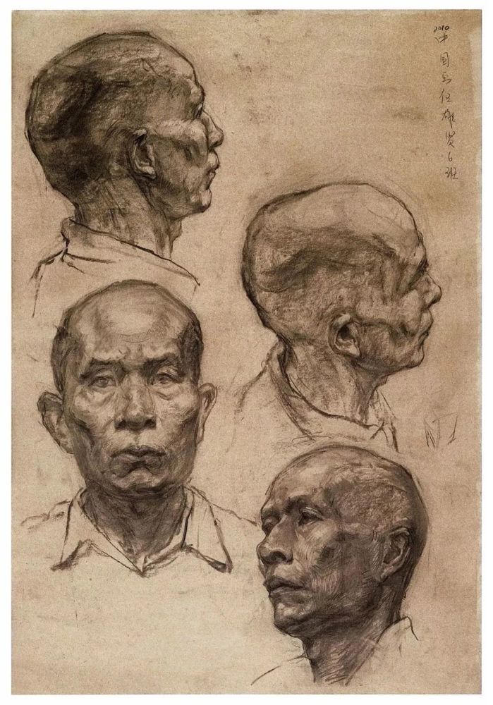 广美基础部素描曝光!原来那些留校的作品长这样!