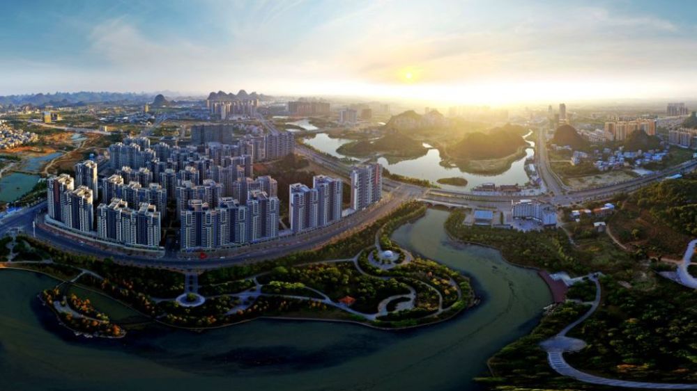 桂林,临桂新区,中央公园