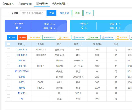 各行业如何正确使用会员卡管理系统纳客软件