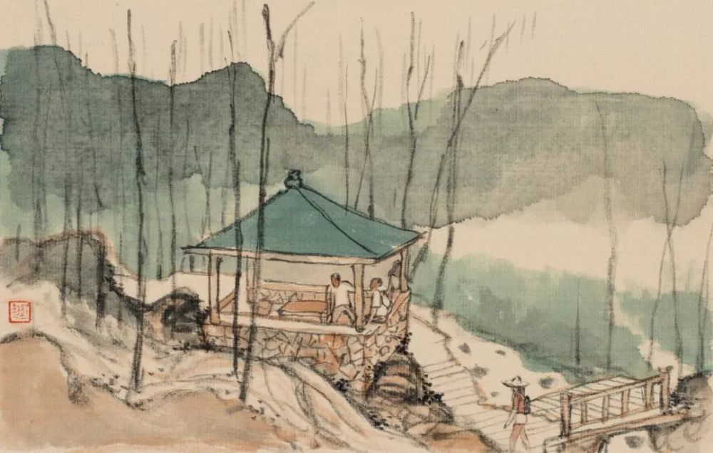 周红艺,凤凰画馆,凤凰,画家,绘画,山水画