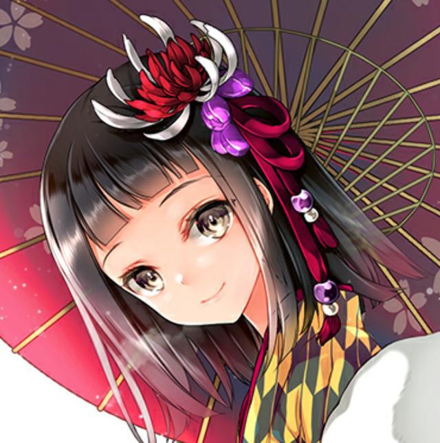 动漫头像:身穿和服安静的女生,真是特别讨人喜呀!