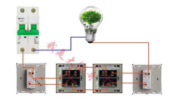 家装电工必会的9个灯控电路,9张实物接线图,10年老电工分享