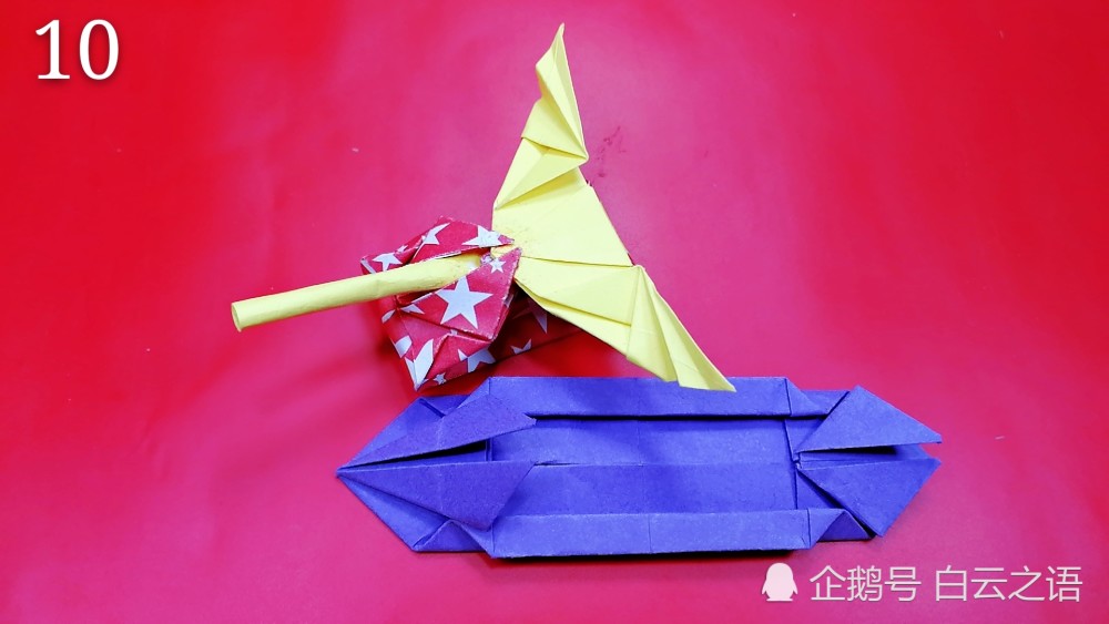 折纸帅气的飞翼组合坦克图纸教程,很好的创意折纸