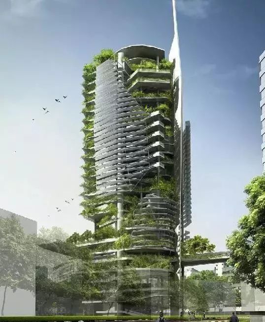 空中花园,生态与建筑的结合!