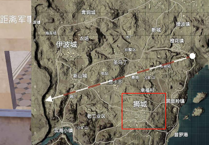 和平精英,沙漠地图