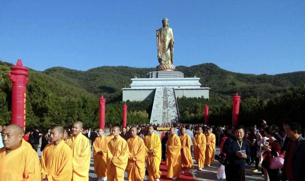 佛像,乐山大佛,中原大佛,黄金,开光,景区